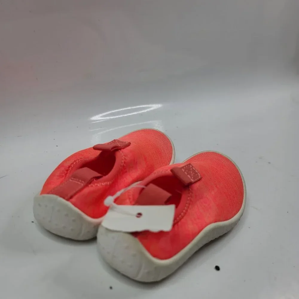 Cat & Jack Girl's Neon Pink Heather Slip-On Casual Water Shoes Size 5